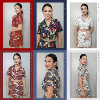 CHAWI Set : ชุดเสื้อกระโปรง (ลายสัตว์)