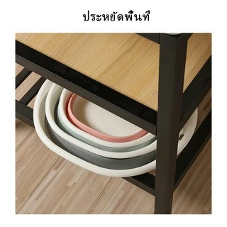 👉NEW 123+กะละมัง กะละมังพับได้ กะละมังซิลิโคนอเนกประสงค์ กะละมังล้างผักผลไม้ ซักผ้า
