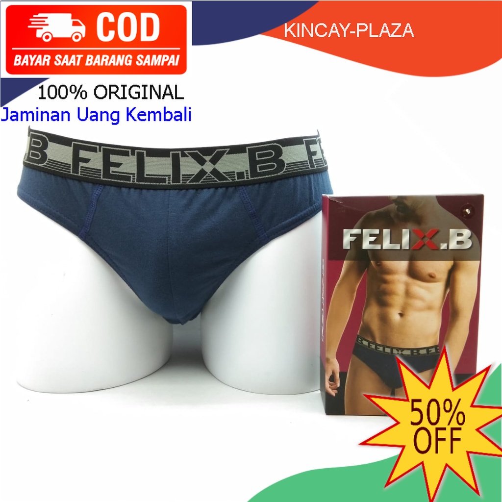 Felix BUHLER BRIEF FB 111029-31 - กางเกงชั้นใน Cd สีดํา น้ําเงิน เทา พรีเมี่ยม ของแท้