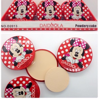 แป้งพัฟ Micky Mouse 1 กล่องมี24ตลับ