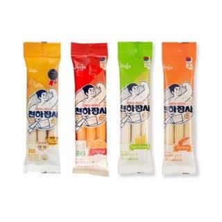 [พร้อมส่ง]จินจู ไส้กรอกปลา🐟🥖พร้อมทาน จากเกาหลี หลากรสชาติ 🥖🐟🇰🇷แพ็ก 3 แท่ง / 84 กรัม.