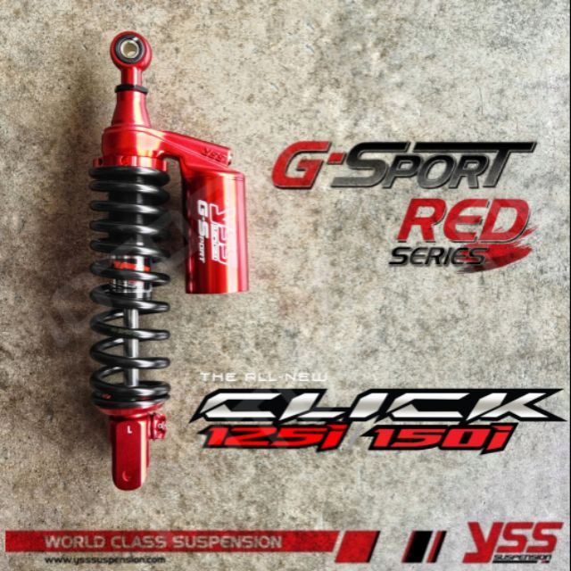 YSS โช๊ค รุ่น G-SPORT RED SERIES สำหรับ CLICK125I/150I