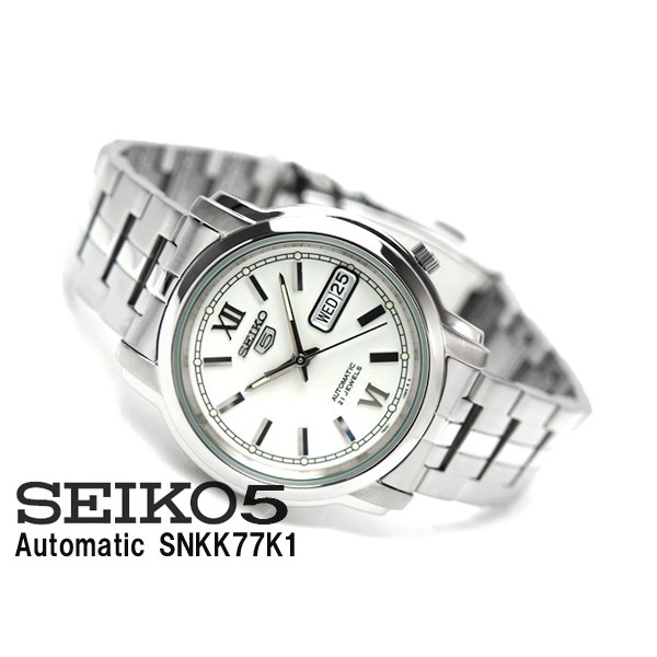นาฬิกา SEIKO 5 Automatic รุ่น SNKL51K1 นาฬิกาข้อมือผู้ชาย สายแสตนเลส - มั่นใจ ของแท้ 100% รับประกันศูนย์ 1 ปี