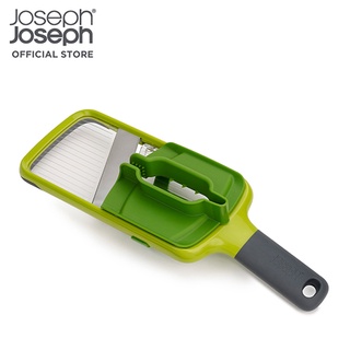 Joseph Joseph อุปกรณ์สไลด์ผักและผลไม้แบบ 3 in 1 พร้อมที่จับสำหรับสไลด์ รุ่น Multi-Grip สีเขียว N20141