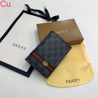 กระเป๋าสตางค์ ขนาด 6 นิ้ว ใบกลาง ฝาพับ มี 6 สีให้เลือก  gucci