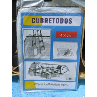 CUBRETODOS ผ้าคลุมกันฝุ่น ขนาด 4x5 เมตร