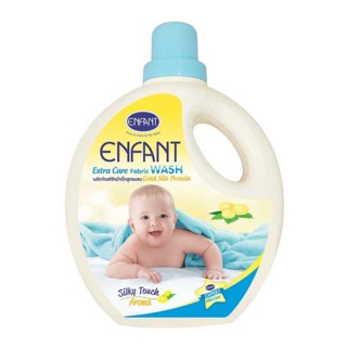 ENFANT ซักผ้าเด็กแรกเกิดและผิวบอบบาง สูตร GOLD SILK PROTEIN แบบขวด 1000 มล.