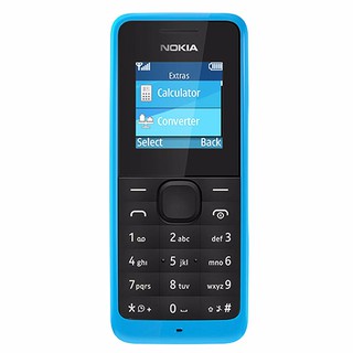 โทรศัพท์มือถือโนเกีย ปุ่มกด  NOKIA 105 (สีฟ้า)  3G/4G รุ่นใหม่ 2020