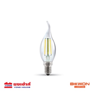 BEWON หลอดวินเทจ LED เปลวเทียน C35W E.14 หรี่ไฟได้ หลอดไฟ บีวัน หลอดไฟวินเทจ หลอดไฟแอลอีดี หลอดLED  B 8859617060431