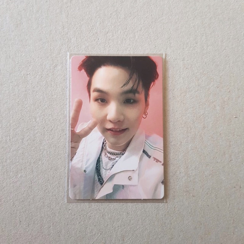 การ์ด concept photobook suga bts แท้ 100% แกะเองจากบั้ม