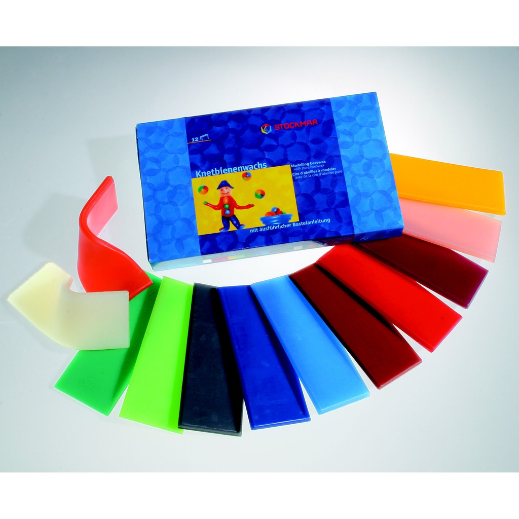 สต้อกมาร์ ขี้ผึ้งปั้น Stockmar Modelling Beeswax Assortment - ชุด 12 สี