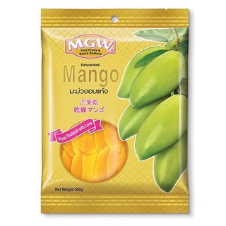 มะม่วงอบแห้ง ตรา MGW 500 กรัม/ Mango Dehydrated 500g