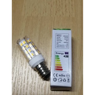 0000322 หลอดไฟ LED E12 สีส้ม ตู้เย็น กลียวเล็ก