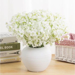 ดอกไม้ประดิษฐ์ mantianxing Gypsophila Baby Breath สําหรับตกแต่งบ้าน งานแต่งงาน DIY 1 ชิ้น