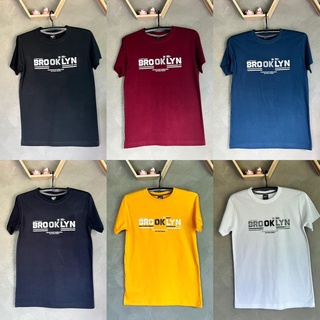 เสื้อยืดแฟชั่น เสื้อยืด Unisex คุณภาพดี cotton 100% ลาย BROOKLYN มี 6 สี