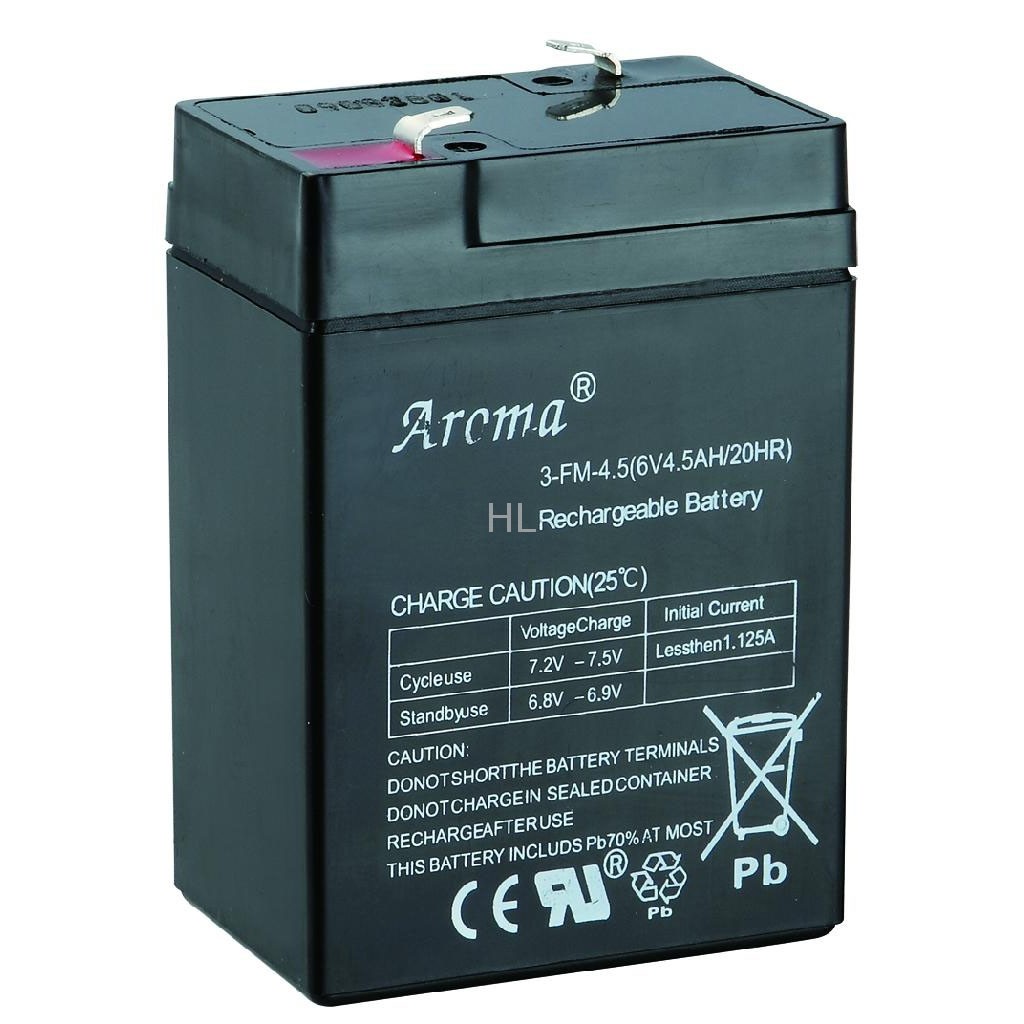 ฺBattery 6V4.5Ah แบตเตอรี่แห้ง รถเด็ก รถเด็กนั่งไฟฟ้า