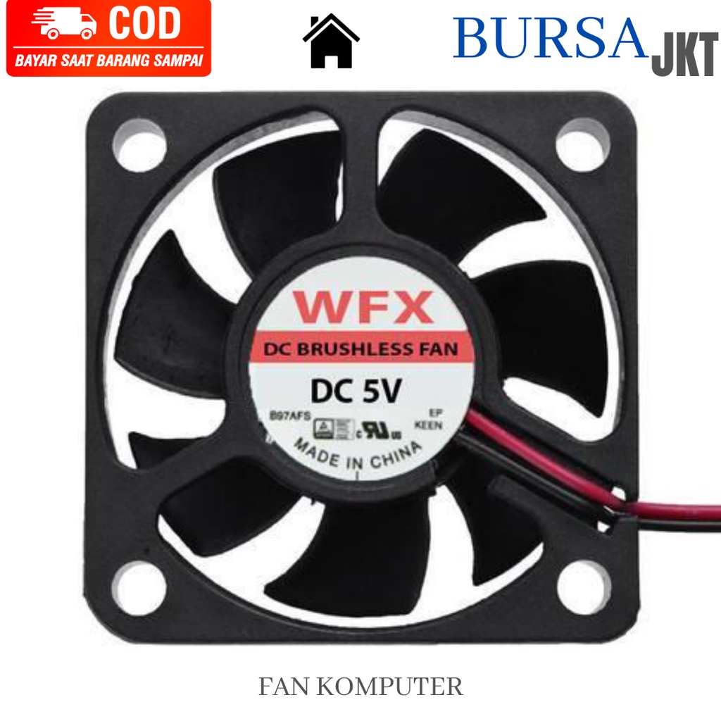 12V 4020 2 PIN MINI DC FAN สําหรับคอมพิวเตอร์ PC PRINTER