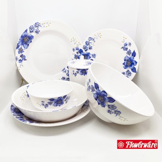 จาน ชาม แก้วน้ำเมลามีน ลายดอกไม้สวยหวาน Flowerware - เมมโมไรซ์ [ขายเป็นชิ้น/เลือกรหัสสินค้า] ศรีไทยซุปเปอร์แวร์