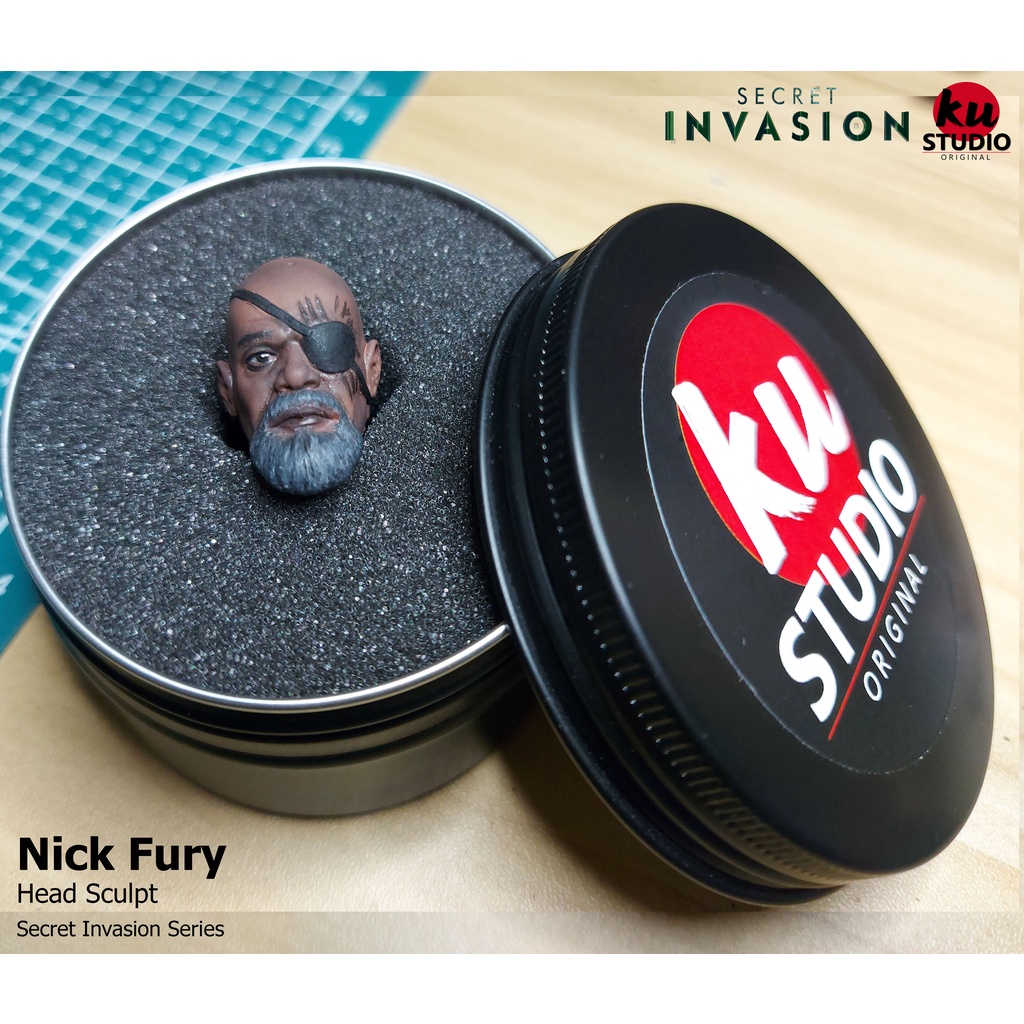 Nick Fury Head Sculpt 1/12 Secret Invasion