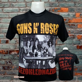 เสื้อยืดผ้าฝ้ายพรีเมี่ยมเสื้อวง GUNS N ROSES วงร็อค ไม่มีตะเข็บข้าง คอฟิต ป้ายUSA เสื้อวินเทจ เสื้อทัวร์ วงดนตรีร็อคต่า