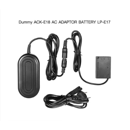 Dummy Battery ACK-E18 AC Adapter Battery LP-E17 for Canon 800D 250D 77D RP