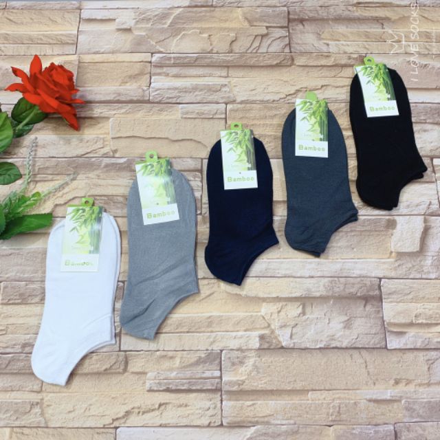 🎋🎋🎋ถุงเท้า ใยไผ่ 🎋ช่วยลดกลิ่นเท้าได้ดีเยี่ยม คู่15บาท