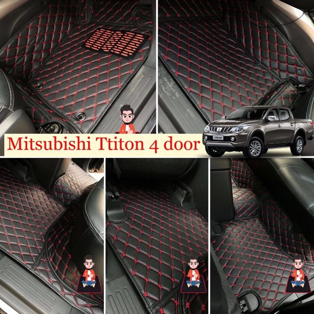 พรมรถยนต์เข้ารูป Mitsubishi Triton 4 ประตู 6D 💯