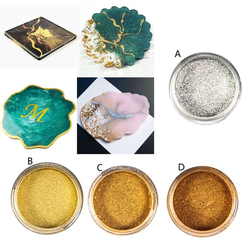 Mya Marble Metallic Pigment สําหรับ DIY Slime สบู่เครื่องประดับทําผงไข่มุก Colorant ราคา ถูกที่สุด ดีลบีเคเค แกลเลอรีภาพที่ 5