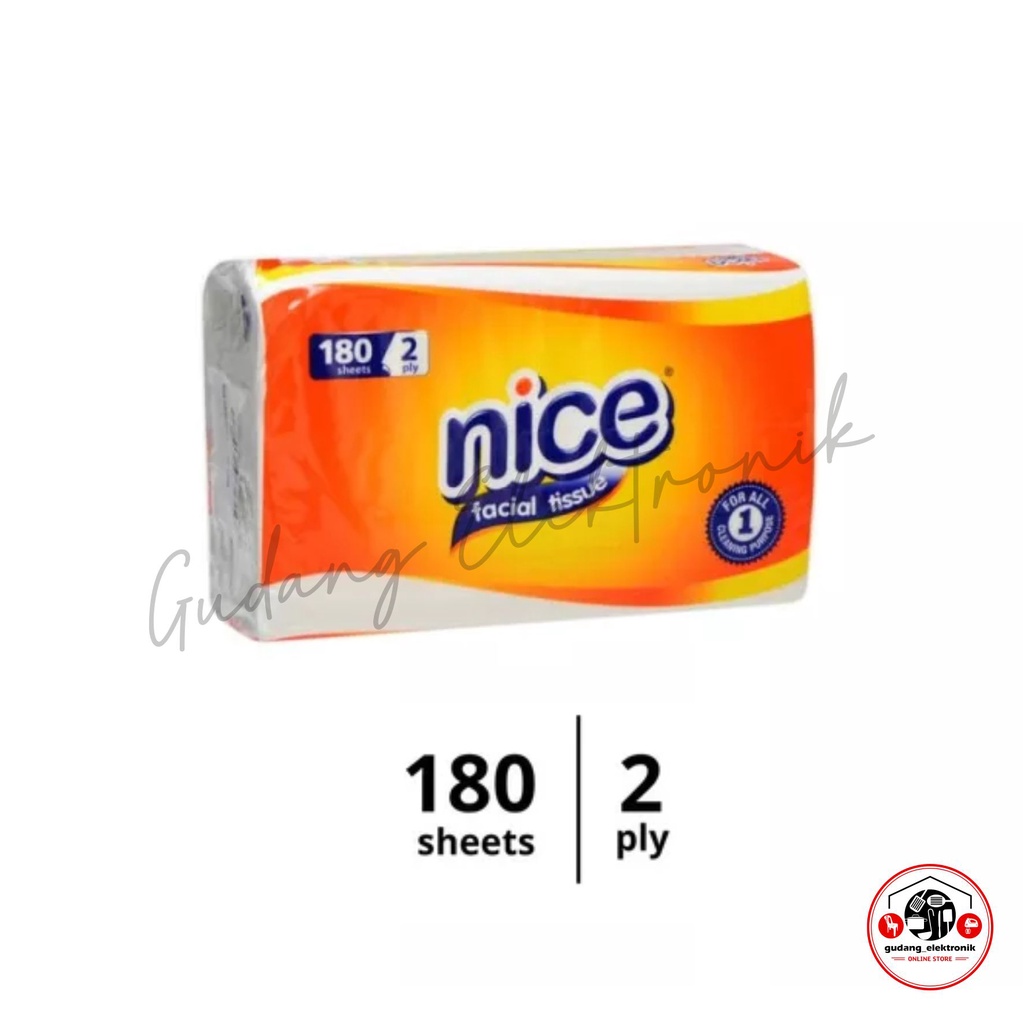 Clean Plus Tissue 180 แผ่น 2 ชั้น CLEAN P180 & Nice Tissue 180 แผ่น 2 ชั้น NICE 180