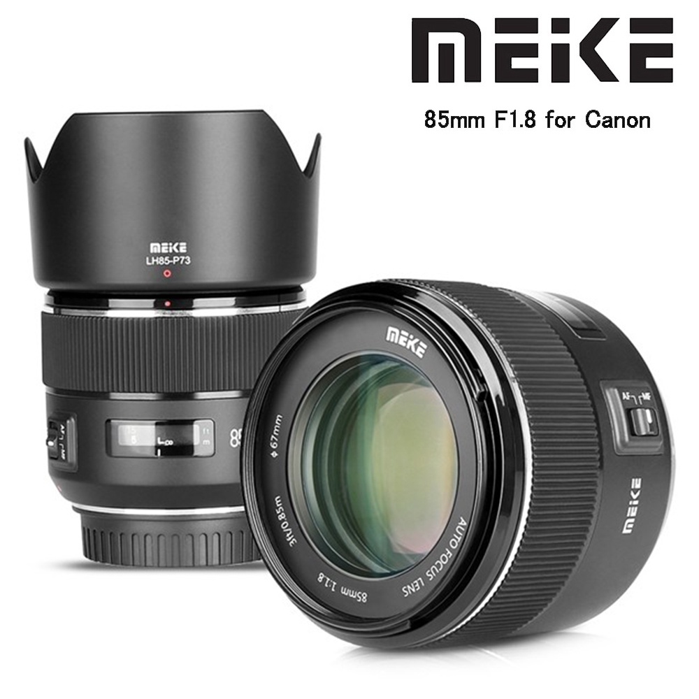 BMeike 85mm F/1.8 Camere Lens Auto Focus Full Frame Portrait Prime Lens ...