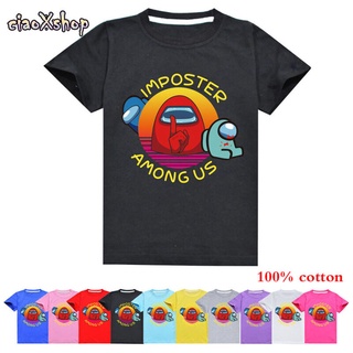 HH StreetCiaoXshop Boyเสื้อผ้าAmong Usเสื้อยืดเกมใหม่Kidsแขนสั้นชายเสื้อยืดเสื้อผ้าเด็กแฟชั่นเสื้อผ้าTee Topผ้าฝ้ายแท้