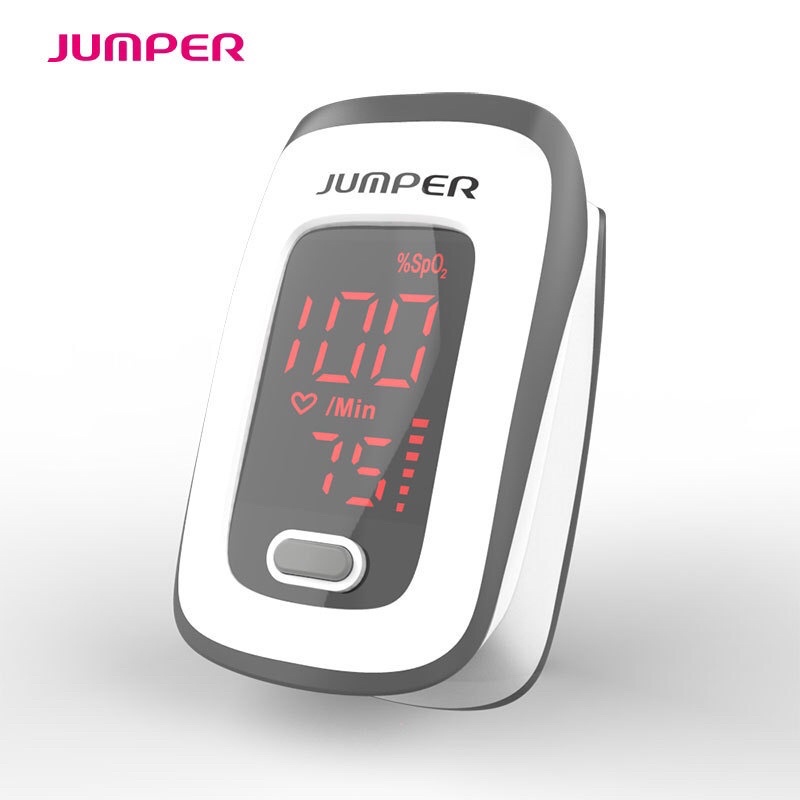💢พร้อมส่ง💢เครื่องวัดออกซิเจนปลายนิ้ว Fingertip Pulse Oximeter วัดชีพจร วัดออกซิเจน ออกซิเจนปลายนิ้ว Jumper 500E
