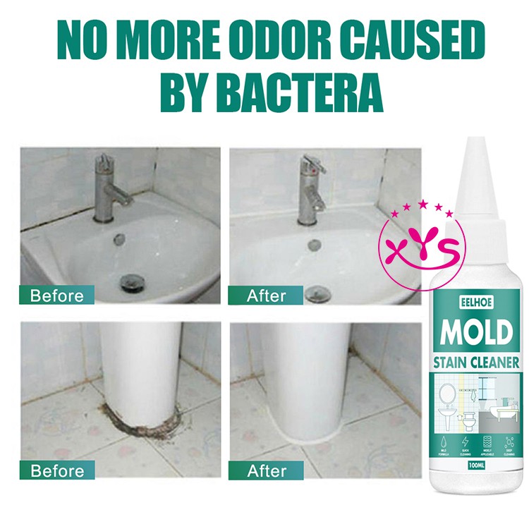 EELHOE MOLD น้ำยากำจัดเชื้อรา น้ำยาล้างห้องน้ำ อ่างล้างหน้า ห้องน้ำ เจล