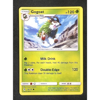 Gogoat Stage 1 10/131 โกโกท Pokemon Card (Normal) ภาษาอังกฤษ