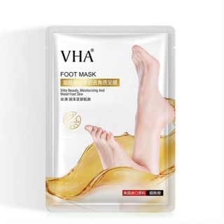 ถุงเท้าสปาผิวนุ่มเนียนบำรุงเซลล์ผิวเท้า Vha foot mask