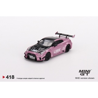 MINI GT 1/64 No.418 LB-Silhouette WORKS GT NISSAN 35GT-RR Ver.2 Passion Pink LHD MGT00418-L