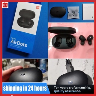 ✈️จัดส่งตอนนี้#Xiaomi Redmi Airdots ใหม่ล่าสุด หูฟังไร้สาย True Wireless หูฟัง Bluetooth 5.0 หูฟังไร้สาย หูฟังบลูทูธ Bluetooth Earphone@bli