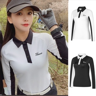 Titleist เสื้อโปโลแขนยาว ระบายอากาศ พอดีตัว สําหรับผู้หญิง NDsa