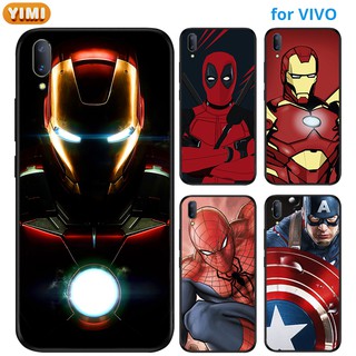 เคส VIVO Y02 Y16 Y02S Y20 Y20S Y20T Y12A Y12S Y20SG Y01 Y15A Y15S Y20I Y21S Y3S T1 T1x Y33T Y21T 5G 2021 Y12 Y17 Y15 Y11 Y11D Y12i Y19 โทรศัพท์มือถือลาย Ironman สําหรับ