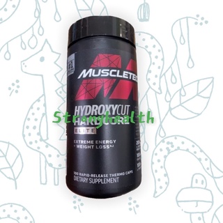 muscletech HYDROXYCUT HARDCORE ELITE ขนาด 100 แคปซูล และ 180 แคปซูล เพิ่มเผาพลาญ เบิร์นไขมัน ของแท้ จากอเมริกา