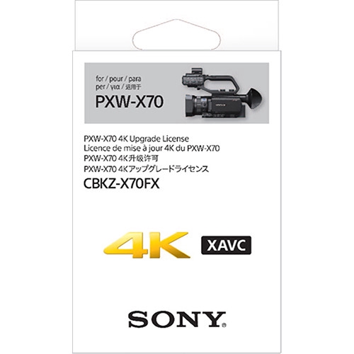 กุญแจป้ายทะเบียนอัพเกรด Sony 4K สําหรับ Sony PXW-X70
