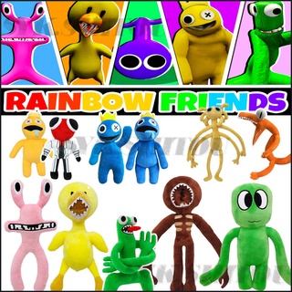 【COD】TIKTOK ของเล่นตุ๊กตา Roblox Rainbow Friends สีฟ้า สีเขียว สีน้ําตาล ของขวัญวันเกิด สําหรับเด็ก 34 ซม.