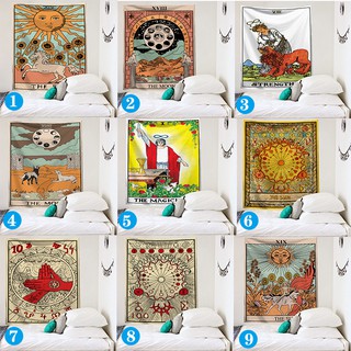 A151 การตกแต่งกำแพงเมือง อุปกรณ์ตกแต่งห้อง Tarot Carpet Hanging Tapestry Wall Decoration