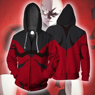 🔥เสื้อฮู้ดผ้า Polyester ลาย 3D Full Power Jiren Hoodie (จิเรน)🔥