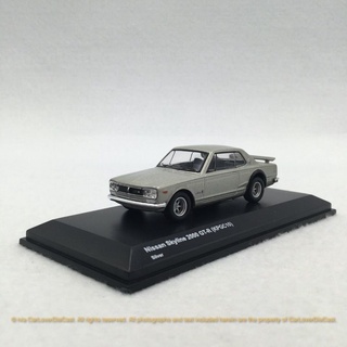 Jingshang โมเดลรถยนต์ 1:64 skyline 2000gt-r สีเงิน สําหรับตกแต่ง