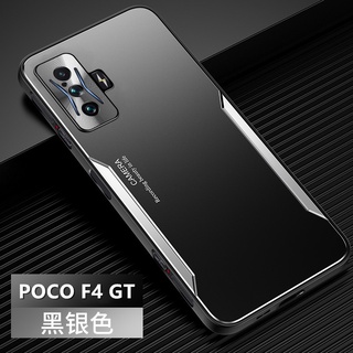 เคส POCO F4 GT สําหรับ POCO F4 GT 【อลูมิเนียมอัลลอยด้าน + TPU + PC เคสโทรศัพท์ กันกระแทก】