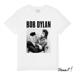 Bob DYLAN เสื้อยืด - เสื้อยืดพรีเมี่ยม สีขาว - S, M, L, XL, XXL.