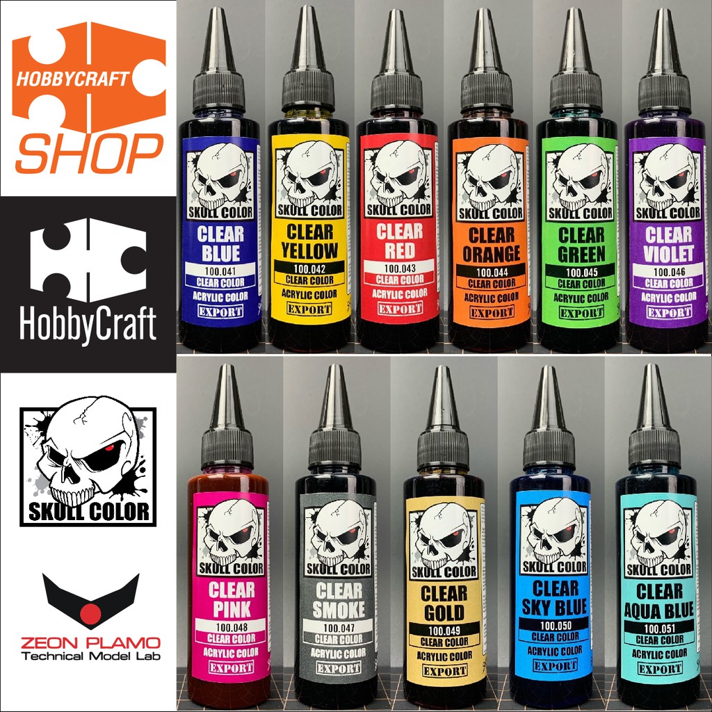 <HC-Shop>Skull Color_Clear Color