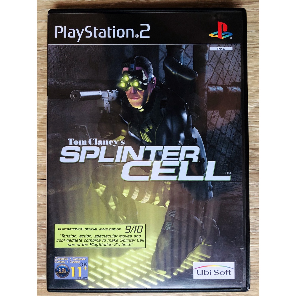 แผ่น PS2 แท้ลิขสิทธิ์ สำหรับสายสะสม Tom Clancy's Splinter Cell PS2 PAL (ENG)
