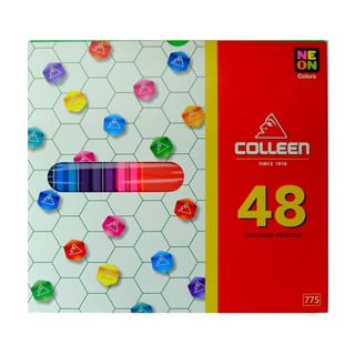 สีไม้ยาว 48 สี ตรา Colleen No.775 Coloured Pencils